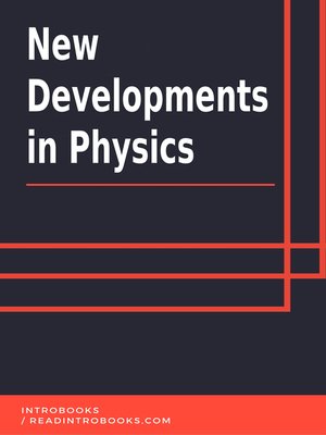 cover image of New Developments  in Physics
